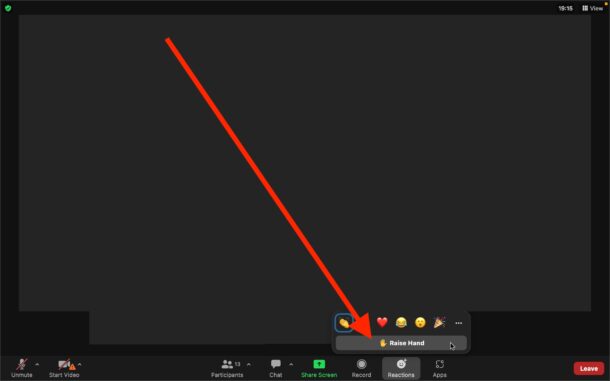 如何在 Mac 或 Windows PC 上的 Zoom 会议中举手